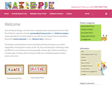 Tablet Screenshot of katiepie.co.uk